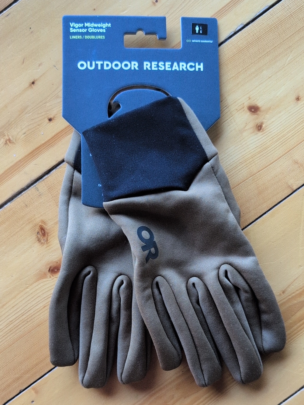 Outdoor Research Vigor Midweight Sensor Gloves - Brown/Black